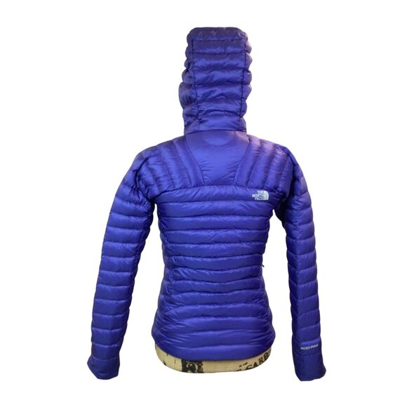 North Face Summit Series Jacket Women XS Purple 800 Pro Down Hooded Pertex Quant - Picture 3 of 16